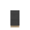 JAMESTOWN Ready to Assemble 18 in. W x 34.5 in. H x 24 in. D Plywood Drawer Base Cabinet in Espresso | Kunal Kitchens