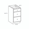 JAMESTOWN Ready to Assemble 18 in. W x 34.5 in. H x 24 in. D Plywood Drawer Base Cabinet in Espresso | Kunal Kitchens
