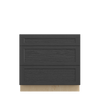 JAMESTOWN Ready to Assemble 36 in. W x 34.5 in. H x 24 in. D Plywood Drawer Base Cabinet in Espresso | Kunal Kitchens