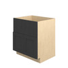 JAMESTOWN Ready to Assemble 30 in. W x 34.5 in. H x 24 in. D Plywood Farm Sink Base Cabinet in Espresso