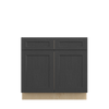 JAMESTOWN Ready to Assemble 36 in. W x 34.5 in. H x 24 in. D Plywood Sink Base Cabinet in Espresso | Kunal Kitchens