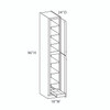JAMESTOWN Ready to Assemble 18 in. W x 96 in. H x 24 in. D Plywood Tall Cabinet w/(1) Roll-out Tray in Espresso | Kunal Kitchens
