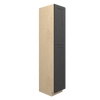 JAMESTOWN Ready to Assemble 18 in. W x 96 in. H x 24 in. D Plywood Tall Cabinet w/(2) Roll-out Trays in Espresso | Kunal Kitchens