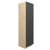 JAMESTOWN Ready to Assemble 24 in. W x 96 in. H x 24 in. D Plywood Tall Cabinet w/(3) Roll-out Trays in Espresso | Kunal Kitchens