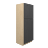 JAMESTOWN Ready to Assemble 30 in. W x 84 in. H x 24 in. D Plywood Tall Cabinet w/(2) Roll-out Trays in Espresso | Kunal Kitchens