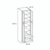 JAMESTOWN Ready to Assemble 30 in. W x 90 in. H x 24 in. D Plywood Tall Cabinet w/(2) Roll-out Trays in Espresso | Kunal Kitchens