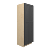 JAMESTOWN Ready to Assemble 30 in. W x 90 in. H x 24 in. D Plywood Tall Cabinet w/(3) Roll-out Trays in Espresso | Kunal Kitchens