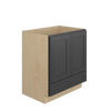 JAMESTOWN Ready to Assemble 30 in. W x 34.5 in. H x 21 in. D Plywood Vanity Cabinet w/Bottom Drawer in Espresso | Kunal Kitchens