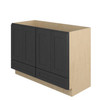 JAMESTOWN Ready to Assemble 48 in. W x 34.5 in. H x 21 in. D Plywood Vanity Cabinet w/Bottom Drawer in Espresso
