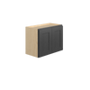 JAMESTOWN Ready to Assemble 24 in. W x 18 in. H x 12 in. D Plywood Wall Cabinet in Espresso | Kunal Kitchens