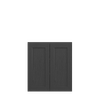JAMESTOWN Ready to Assemble 27 in. W x 30 in. H x 12 in. D Plywood Wall Cabinet in Espresso | Kunal Kitchens