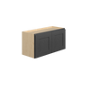 JAMESTOWN Ready to Assemble 30 in. W x 15 in. H x 12 in. D Plywood Wall Cabinet in Espresso | Kunal Kitchens