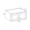 JAMESTOWN Ready to Assemble 30 in. W x 18 in. H x 24 in. D Plywood Wall Cabinet in Espresso | Kunal Kitchens