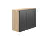 JAMESTOWN Ready to Assemble 30 in. W x 24 in. H x 12 in. D Plywood Wall Cabinet in Espresso | Kunal Kitchens