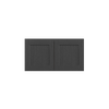 JAMESTOWN Ready to Assemble 33 in. W x 18 in. H x 12 in. D Plywood Wall Cabinet in Espresso | Kunal Kitchens