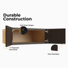 JAMESTOWN Ready to Assemble 33 in. W x 24 in. H x 24 in. D Plywood Wall Cabinet in Espresso | Kunal Kitchens