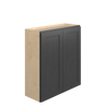 JAMESTOWN Ready to Assemble 33 in. W x 36 in. H x 12 in. D Plywood Wall Cabinet in Espresso | Kunal Kitchens