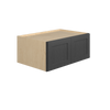 JAMESTOWN Ready to Assemble 36 in. W x 15 in. H x 24 in. D Plywood Wall Cabinet in Espresso | Kunal Kitchens