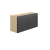 JAMESTOWN Ready to Assemble 36 in. W x 18 in. H x 12 in. D Plywood Wall Cabinet in Espresso | Kunal Kitchens