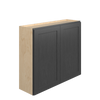 JAMESTOWN Ready to Assemble 42 in. W x 36 in. H x 12 in. D Plywood Wall Cabinet in Espresso | Kunal Kitchens