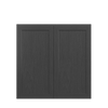JAMESTOWN Ready to Assemble 42 in. W x 42 in. H x 12 in. D Plywood Wall Cabinet in Espresso | Kunal Kitchens