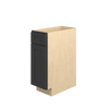 JAMESTOWN Assembled 12 in. W x 34.5 in. H x 24 in. D Plywood Base Cabinet w/(2) Roll-out Trays in Espresso | Kunal Kitchens