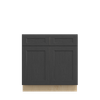 JAMESTOWN Assembled 33 in. W x 34.5 in. H x 24 in. D Plywood Base Cabinet in Espresso | Kunal Kitchens