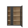 JAMESTOWN Assembled 30 in. W x 42 in. H x 12 in. D Plywood Blind Wall Corner Cabinet in Espresso | Kunal Kitchens