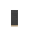 JAMESTOWN Assembled 15 in. W x 34.5 in. H x 24 in. D Plywood Drawer Base Cabinet in Espresso | Kunal Kitchens
