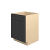 JAMESTOWN Assembled 24 in. W x 34.5 in. H x 24 in. D Plywood Sink Base Cabinet in Espresso | Kunal Kitchens
