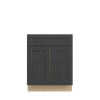 JAMESTOWN Assembled 27 in. W x 34.5 in. H x 24 in. D Plywood Sink Base Cabinet in Espresso | Kunal Kitchens