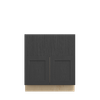 JAMESTOWN Assembled 30 in. W x 34.5 in. H x 24 in. D Plywood Farm Sink Base Cabinet in Espresso | Kunal Kitchens