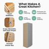 JAMESTOWN Assembled 15 in. W x 84 in. H x 24 in. D Plywood Tall Cabinet in Espresso | Kunal Kitchens