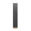 JAMESTOWN Assembled 15 in. W x 84 in. H x 24 in. D Plywood Tall Cabinet w/(4) Roll-out Trays in Espresso | Kunal Kitchens
