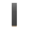 JAMESTOWN Assembled 18 in. W x 84 in. H x 24 in. D Plywood Tall Cabinet w/(4) Roll-out Trays in Espresso | Kunal Kitchens