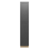 JAMESTOWN Assembled 18 in. W x 96 in. H x 24 in. D Plywood Tall Cabinet w/(1) Roll-out Tray in Espresso | Kunal Kitchens