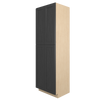 JAMESTOWN Assembled 30 in. W x 96 in. H x 24 in. D Plywood Tall Cabinet w/(4) Roll-out Trays in Espresso | Kunal Kitchens