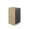 JAMESTOWN Assembled 15 in. W x 34.5 in. H x 21 in. D Plywood Drawer Vanity Cabinet in Espresso | Kunal Kitchens