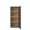 JAMESTOWN Assembled 18 in. W x 42 in. H x 12 in. D Plywood Wall Cabinet in Espresso | Kunal Kitchens