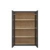 JAMESTOWN Assembled 27 in. W x 42 in. H x 12 in. D Plywood Wall Cabinet in Espresso | Kunal Kitchens