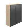 JAMESTOWN Assembled 36 in. W x 42 in. H x 12 in. D Plywood Wall Cabinet in Espresso | Kunal Kitchens