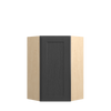 JAMESTOWN Assembled 24 in. W x 36 in. H x 12 in. D Plywood Diagonal Corner Wall Cabinet in Espresso | Kunal Kitchens
