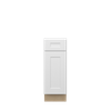 NORFOLK Assembled 12 in. W x 34.5 in. H x 24 in. D Plywood Base Cabinet in Painted White | Kunal Kitchens