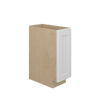 NORFOLK Assembled 12 in. W x 34.5 in. H x 24 in. D Plywood Base Cabinet Full Height Door(s) in Painted White | Kunal Kitchens