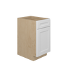 NORFOLK Assembled 18 in. W x 34.5 in. H x 24 in. D Plywood Base Cabinet in Painted White | Kunal Kitchens