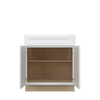NORFOLK Assembled 30 in. W x 34.5 in. H x 24 in. D Plywood Base Cabinet in Painted White | Kunal Kitchens