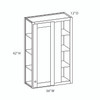 NORFOLK Assembled 36 in. W x 42 in. H x 12 in. D Plywood Blind Wall Corner Cabinet in Painted White | Kunal Kitchens