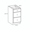 NORFOLK Assembled 12 in. W x 34.5 in. H x 24 in. D Plywood Drawer Base Cabinet in Painted White | Kunal Kitchens