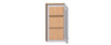 NORFOLK Assembled 15 in. W x 30 in. H x 12 in. D Plywood Frosted Glass Door Wall Cabinet in Painted White | Kunal Kitchens