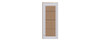 NORFOLK Assembled 18 in. W x 42 in. H x 12 in. D Plywood Frosted Glass Door Wall Cabinet in Painted White | Kunal Kitchens